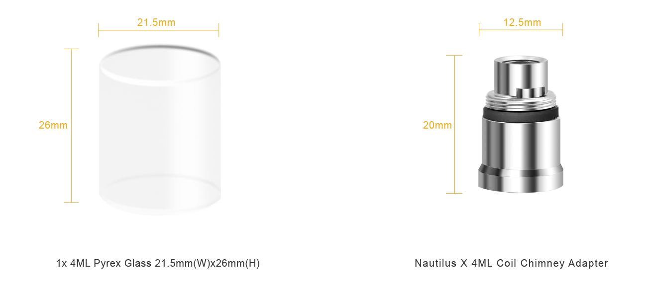 Aspire Nautilus X 4ml Adaptor