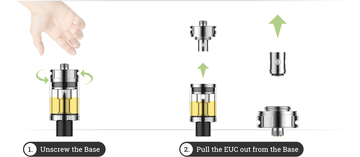 Vaporesso Estoc easiest way to change coils
