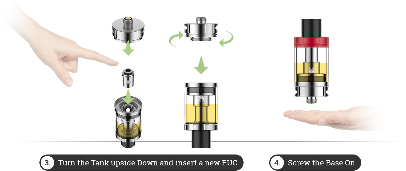 Vaporesso Estoc easiest way to change coils