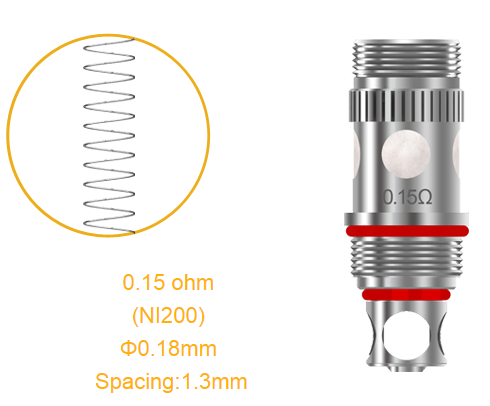 Ni200 Aspire Triton & Atlantis Coils Αντιστασεις