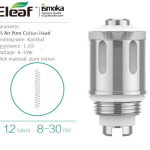 ELEAF GS Air1.2 cotton MAS & egrip coils