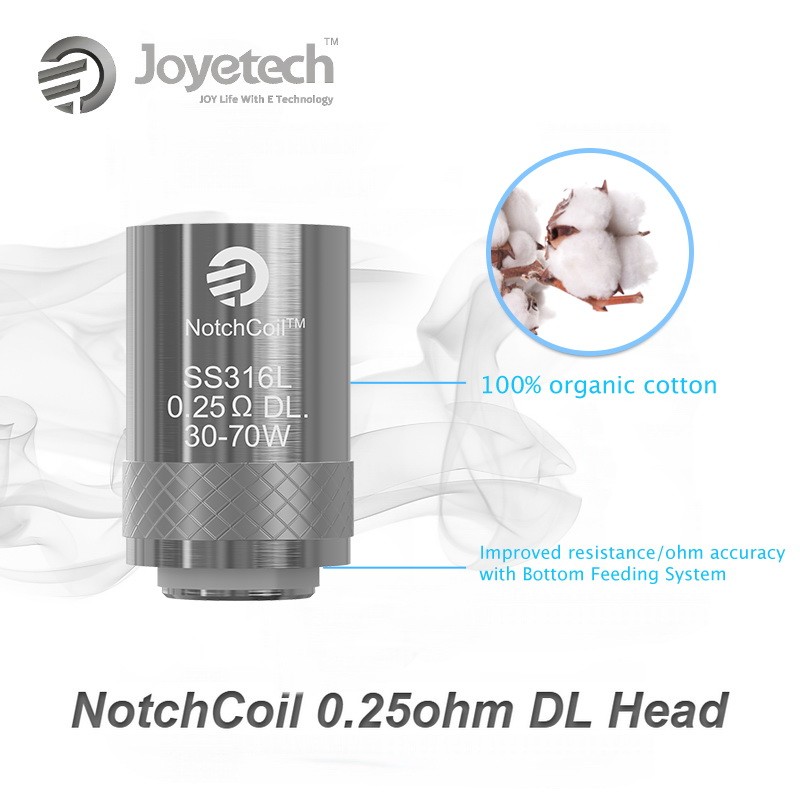 Joyetech NotchcoilTM 0.25ohm DL. Head Αντιστασεις
