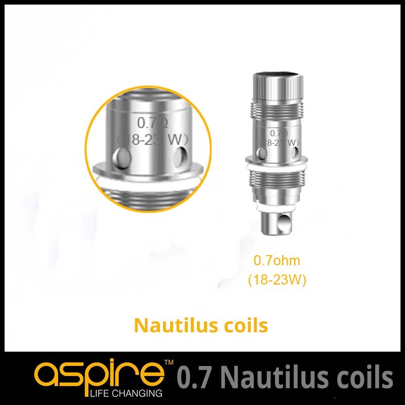 Aspire Nautilus BVC Triton mini 0.7 Ohm Coils