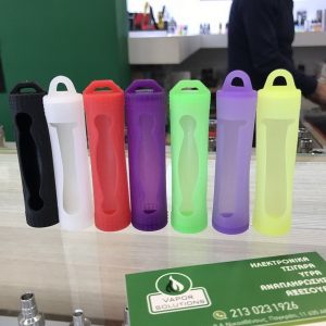 Θηκη σιλικονης για μπαταριες 18650