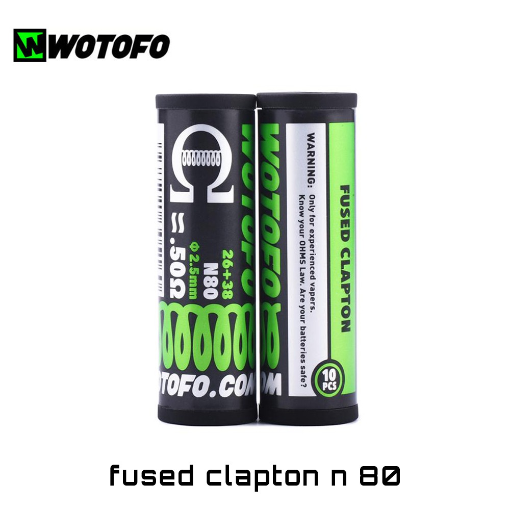 Wotofo Fused Clapton Ni80 Coils - Ετοιμες Αντιστασεις