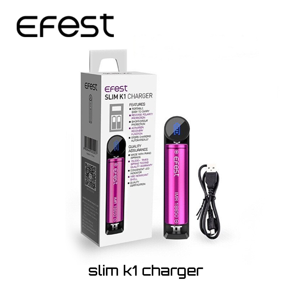 Φορτιστης Efest Slim K1 USB Charger