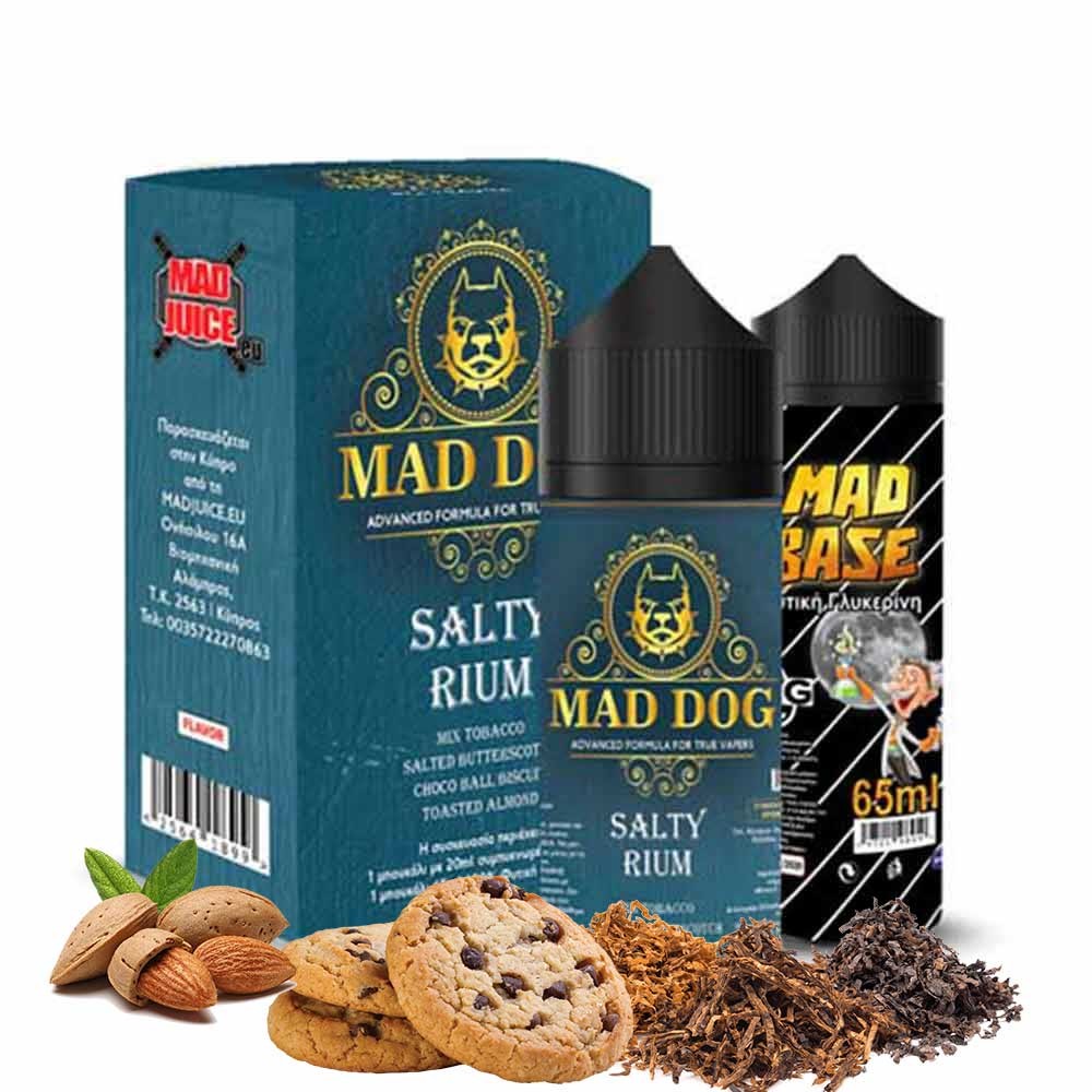 Mad Juice Salty Rium 20ml 100ml μπουκάλι