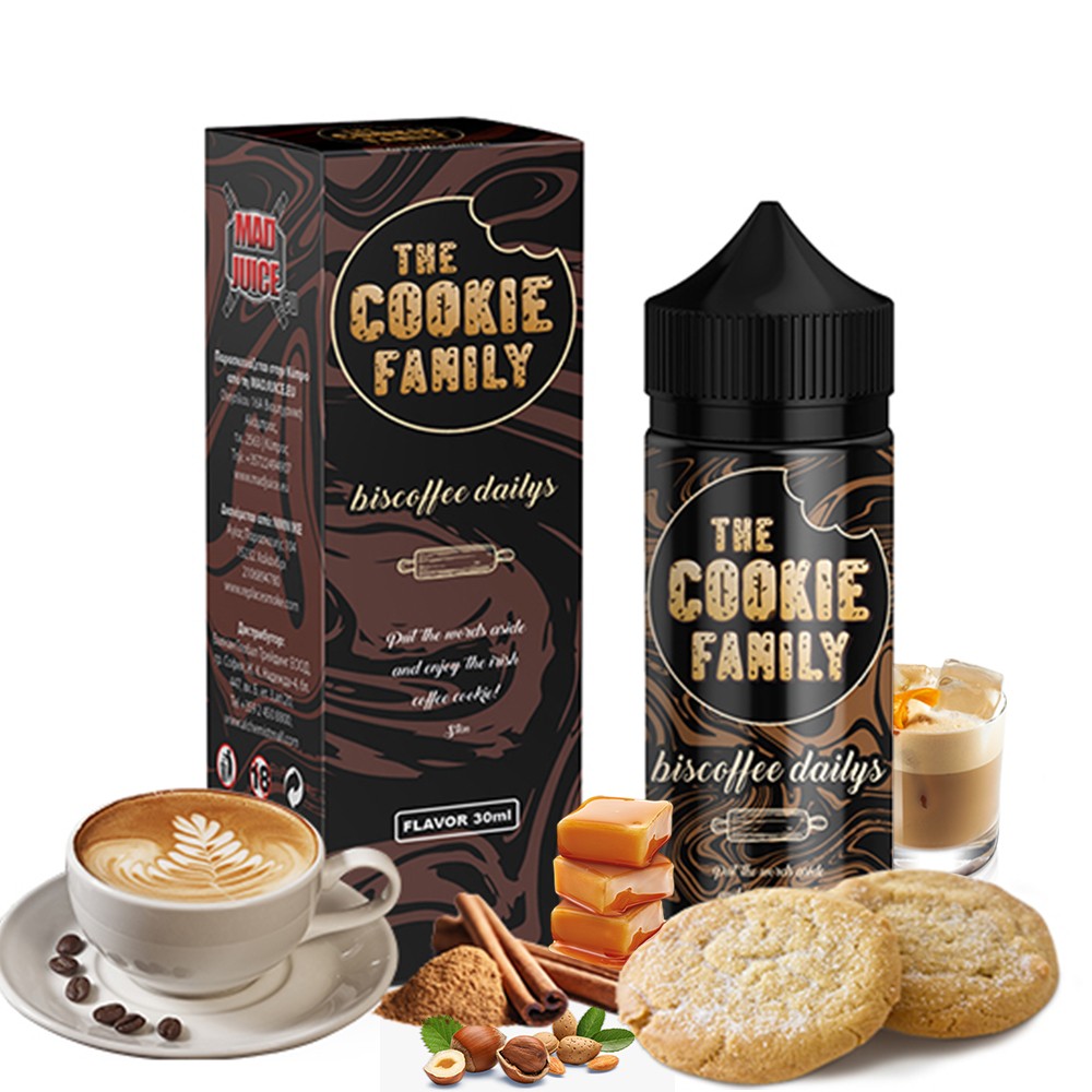 Mad Juice Biscoffee Dailys 30ml 120ml μπουκάλι