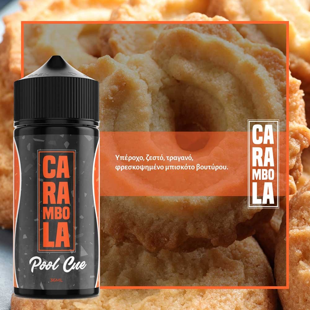 Carambola Pool Cue Shake and Vape 120ml