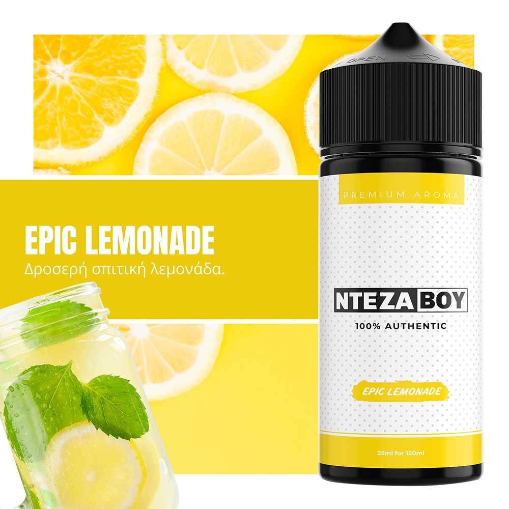 NTEZABOY Epic Lemonade Shake and Vape 25/120ml