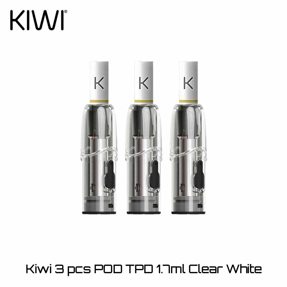 Kiwi 1.7ml Pods Clear White