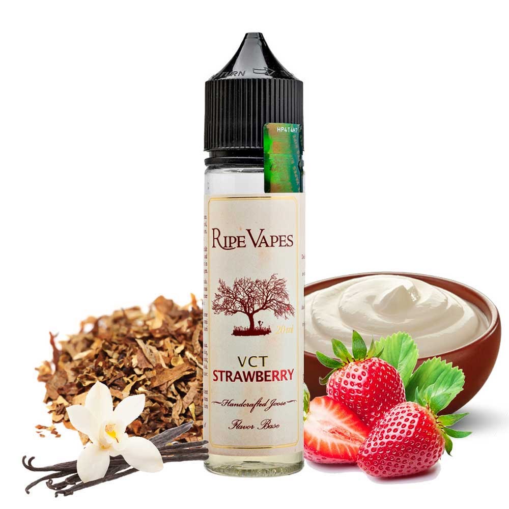 VCT Strawberry Ripe Vapes Shake and Vape 20/60ml