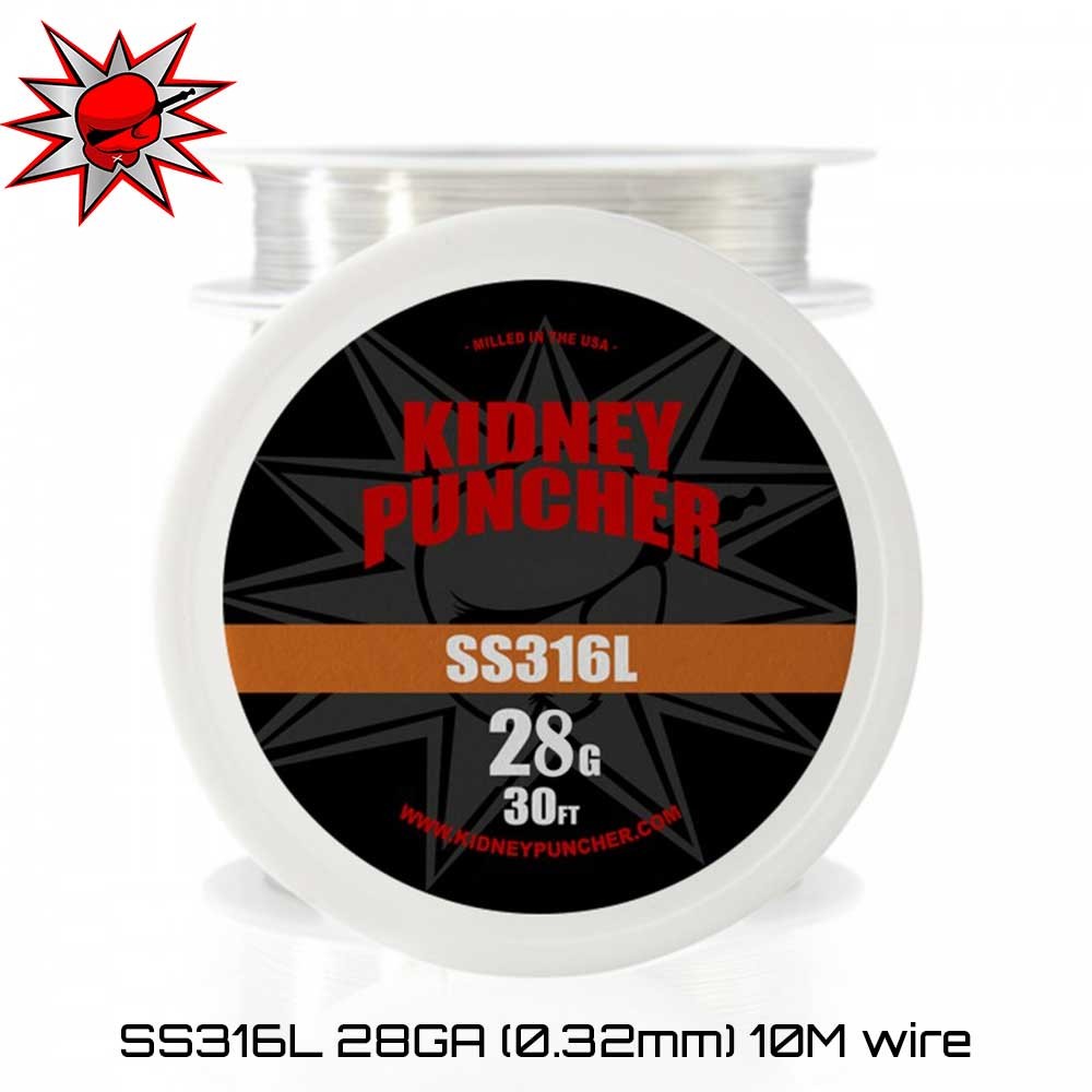 KP Wires SS316L 28GA 10m wire Σύρμα