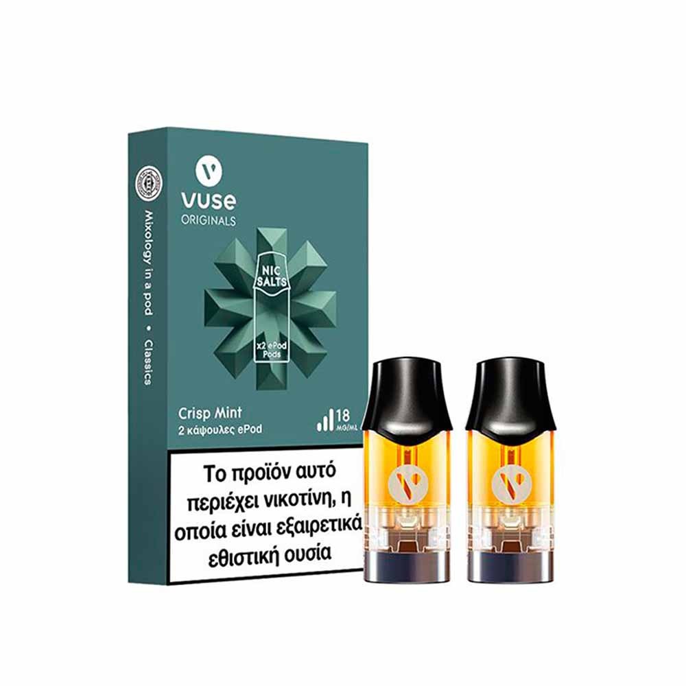 Crisp Mint VUSE ePOD - 2x κάψουλες