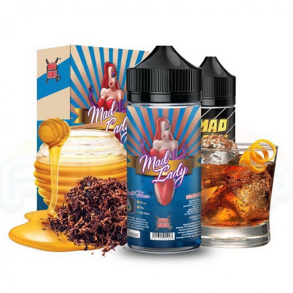 Mad Lady Pirate Tobacco 20ml 100ml μπουκάλι