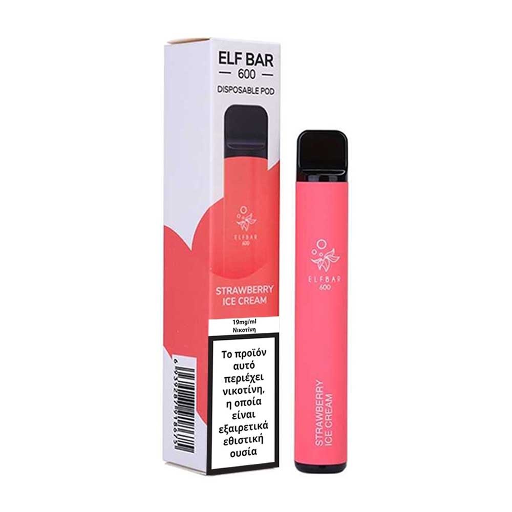 Elf Bar Strawberry Ice Cream Disposable 2ml 19mg