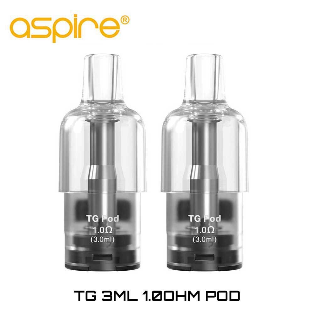 Aspire TG 3ml 1 Ohm Clear Pods - Ανταλλακτικό Δοχείο Αντίσταση